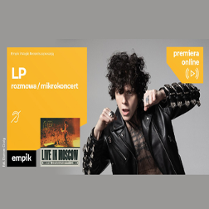 Plakat z informacjami o wydarzeniu i zdjęciem artystki