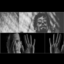 Czarno-białe zdjęcia artystów