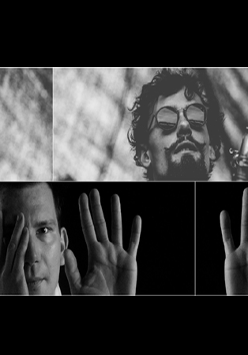 Czarno-białe zdjęcia artystów