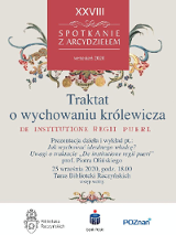 Plakat z tytułem i informacjami o wydarzeniu.