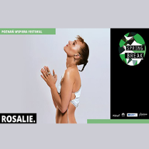 Plakat wydarzenia ze zdjęciem artystki.