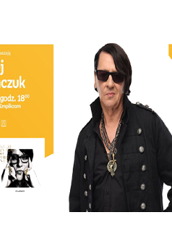 Maciej Maleńczuk na zdjęciu, po lewej informacje o wydarzeniu.