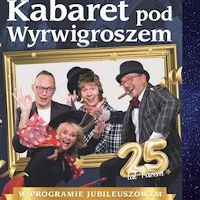 Plakat wydarzenia ze zdjęciem członków Kabaretu