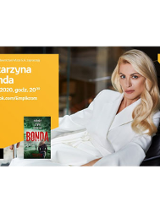 Katarzyna Bonda na fotelu.