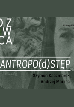 Na szarozielonym tle białe i czarne napisy informujące o wydarzeniu. W tle grafika przedstawiająca twarz kobiety i pysk tygrysa.