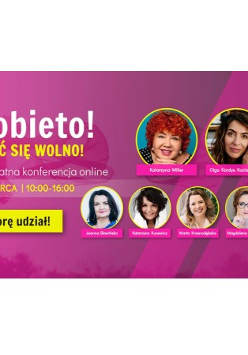 Tytuł i termin konferencji oraz zdjęcia prelegentek.
