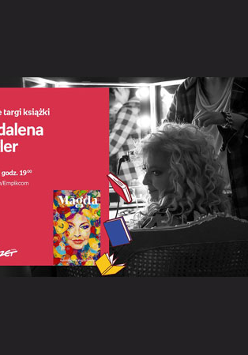 Plakat wydarzenia ze zdjęciem Magdy Gessler