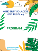 Na plakacie nazwa cyklu koncertów.