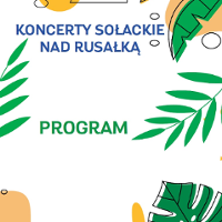 Na plakacie nazwa cyklu koncertów.