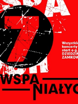 Na środku liczba 7 pod spodem napis: Wspaniałych. Dodatkow informacja, że start koncertów o godz. 19:30.