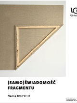 Płótno zgięte w poprzek.