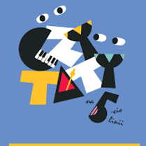 Kolorowe literki układające się w wyraz "Czytaty" na niebieskim tle. Na dole informacje o wydarzeniu.