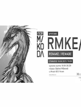 Czarno-biały plakat. Po lewej grafika przedstawiająca dziób ptaka, po prawej czarne napisy na białym tle z nazwą, datą i miejscem wydarzenia.