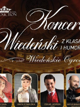 Tytuł wydarzenia i zdjęcia wykonawców.