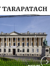 Biblioteka Raczyńskich. Na górze napis: W tarapatach.