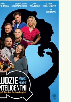 Plakat z informacjami o wydarzeniu i zdjęciami aktorów.