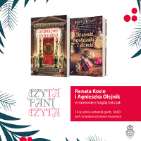 Okładki książek Renaty Kosin i Agnieszki Olejnik.