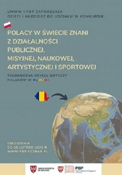 plakat wydarzenia Polacy w świecie