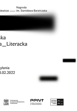 plakat poznańskiej nagrody literackiej