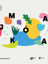 Rozsypany napis "majówka".