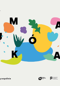 Rozsypany napis "majówka".