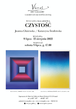 Plakat z jedną z prac z wystawy.