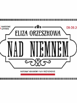 Ozdobna grafika z tytułem "Nad Niemnem" i datą Narodowego Czytania 9.09.