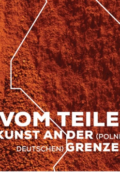 Kilka białych zakrzywionych linii na tle pyłu ceglanego