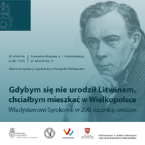 Rycina przedstawiająca zamyśloną twarz Syrokomli