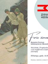 "Pocztówka: zimowa rekreacja" ze zbiorów Wielkopolskiego Muzeum Niepodległości w Poznaniu, lata 20 XX wieku, Mediolan