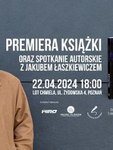 profilowe zdjęcie młodego autora po lewej i okladka ksiązki po prawej