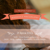 Baner promujący wydarzenie. Nazwa wydarzenia i data.