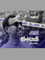 Plakat ze zdjęciem artysty i datą wydarzenia.