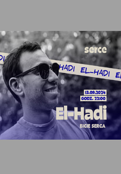 Plakat ze zdjęciem artysty i datą wydarzenia.