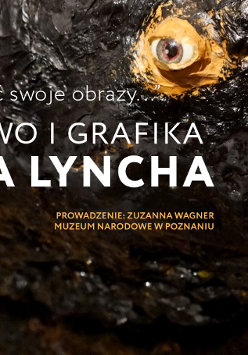 Czarna, błotnista struktura, w której widać namalowane żółte oczy. Białe i żółte napisy informujące o wydarzeniu.