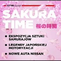 Na różowym tle białe i czarne napisy informujące o wydarzeniu.