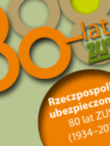 Plakat 80-lecia ZUS