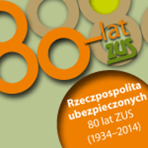 Plakat 80-lecia ZUS