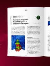 Plakat przedstawia informacje o nadchodzącej kolejnej adwobajce. Na plakaci znajduje się otwarta książka.