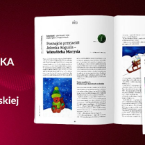 Plakat przedstawia informacje o nadchodzącej kolejnej adwobajce. Na plakaci znajduje się otwarta książka.