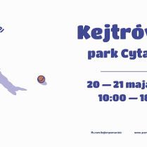 Na plakacie znajdują się informacje takie jak miejsce wydarzenia, data oaz godzina. Plakat jest w kolorach biało-niebieskich, a obok informacji jest rysunek pieska.