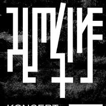 Czarno-biały plakat z informacjami na temat wydarzenia.