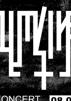 Czarno-biały plakat z informacjami na temat wydarzenia.