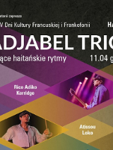 plakat Koncertu Adjabel Trio