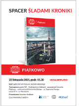 na białym tle zdjęcie okładki Kroniki Miasta Poznania pod tytułem Piątkowo oraz informacje dotyczące wydarzenia