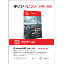 na białym tle zdjęcie okładki Kroniki Miasta Poznania pod tytułem Piątkowo oraz informacje dotyczące wydarzenia