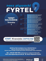 Na plakacie widać harmonogram zajęć oraz QR Code odsyłający do formularza zapisowego na zajęcia. Ponadto widoczne są dane kontaktowe, logo projektu oraz informacja do kogo skierowane są zajęcia.