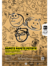 Na beżowym tle rysunki twarzy i różnych przedmiotów np. aparatu fotograficznego, łódki, domu, roweru i innych. U dołu plakatu informacje o przedstawieniu na żółtym tle.