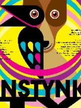 Kolorowa abstrakcja psa i ptaka z informacjami o wydarzeniu, które pojawiają się w opisie