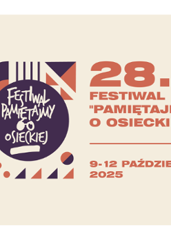 na jasnoróżowym tle informacje o festiwalu: tytuł, data